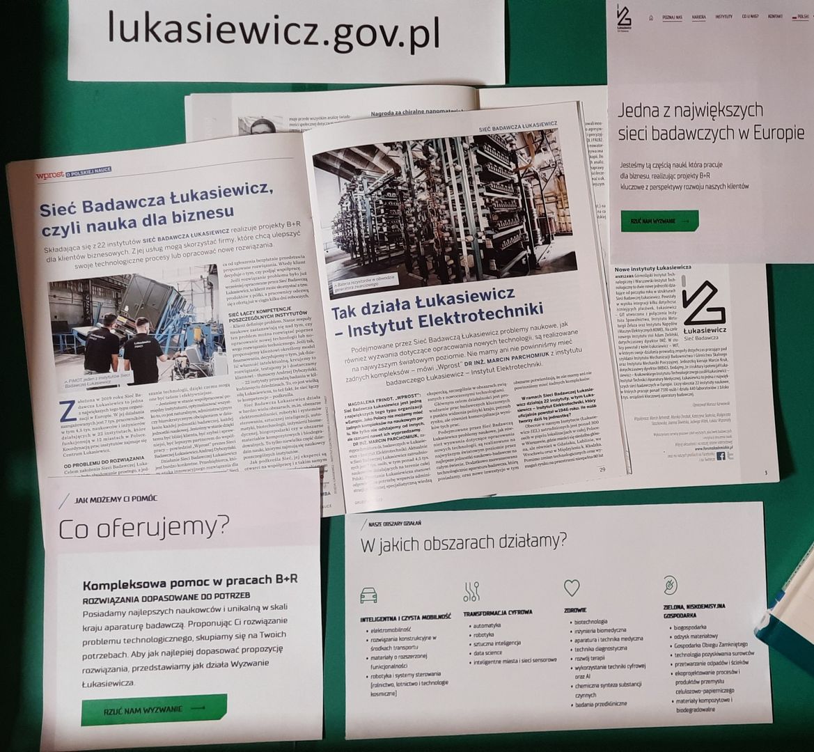 Informacje na temat Sieci Badawczej Łukasiewicza - jej rozwój